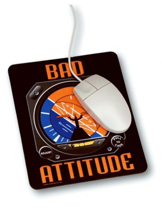 TAPIS DE SOURIS "BAD ATTITUDE"