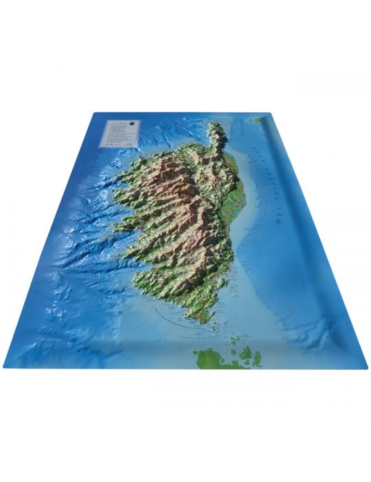 CARTE 3D CORSE