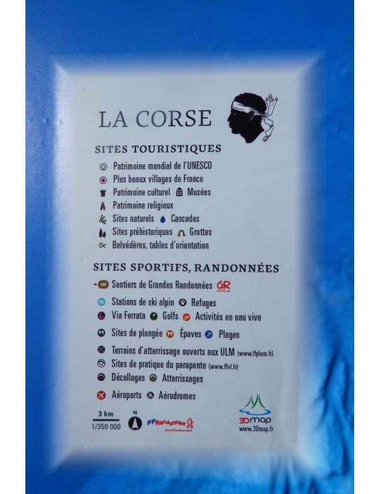 CARTE 3D CORSE