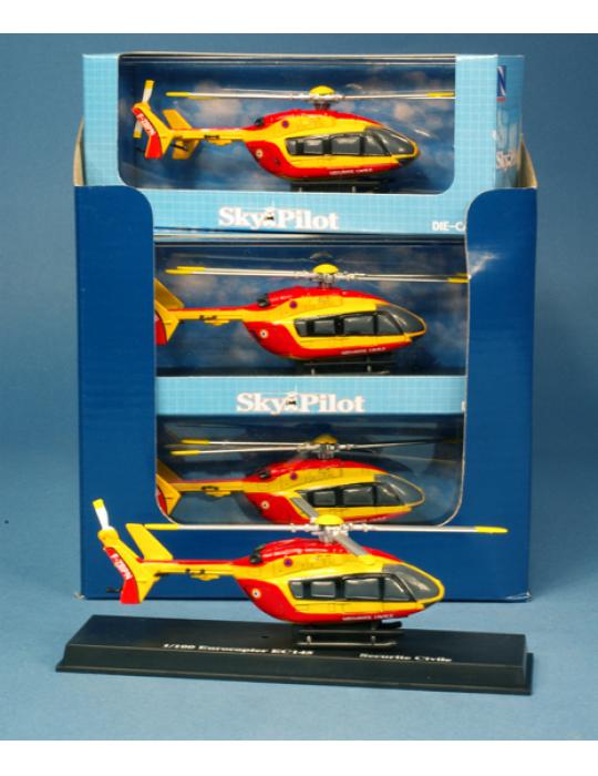 MAQUETTE HELICOPTERE EC145 SECURITE CIVILE