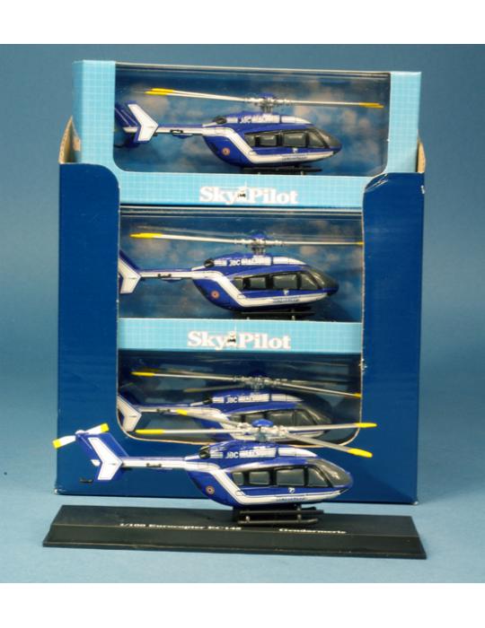 MAQUETTE MINI HELICOPTERE EC 145 GENDARMERIE