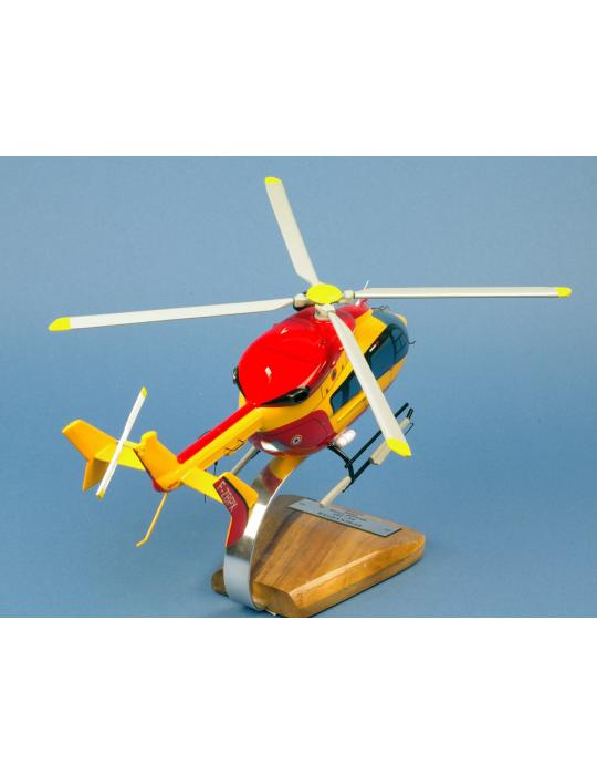 MAQUETTE BOIS EC145 SECURITE CIVILE