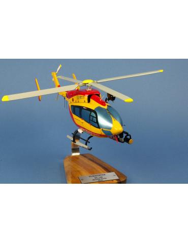 MAQUETTE BOIS EC145 SECURITE CIVILE