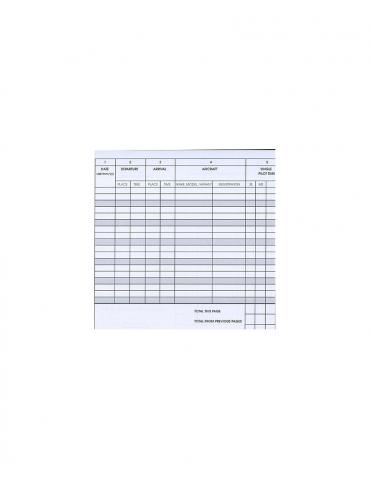 CARNET DE VOL JEPPESEN EUROPEAN PROFESSIONNEL (EU-FCL .050)
