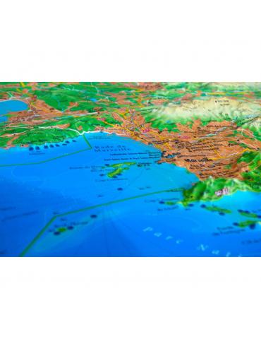 CARTE RELIEF SAINTE VICTOIRE-SAINTE BAUME