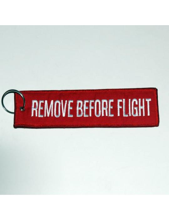 FLAMME REMOVE BEFORE FLIGHT LARGE (17X4.5cm)