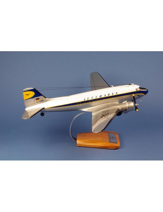 MAQUETTE BOIS DC3 LUFTHANSA