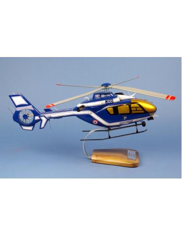 MAQUETTE BOIS EC135 GENDARMERIE
