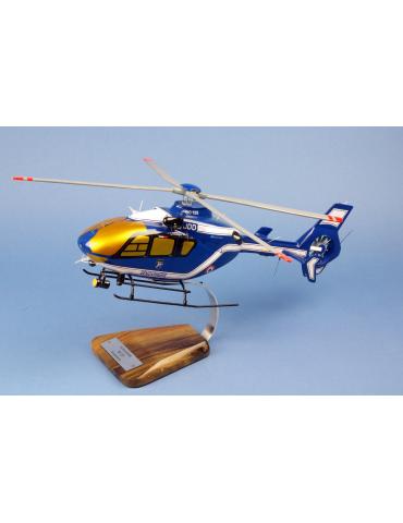 MAQUETTE BOIS EC135 GENDARMERIE