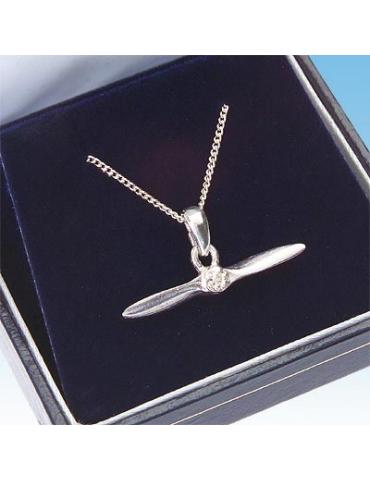 COLLIER+PENDENTIF HELICE NIKELÉ