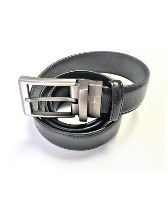 Ceinture ajustable noire avec clip - Taille S / M