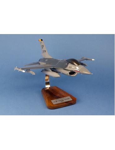 MAQUETTE BOIS F-16 FIGHTING FALCON 52ND TFW USAF