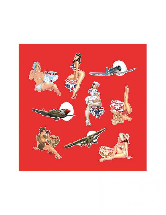 STICKERS PIN UP ROMAIN HUGAULT