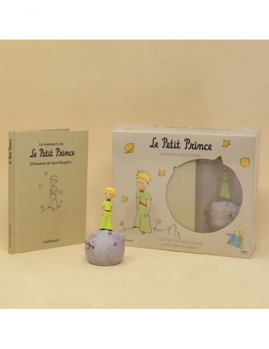 COFFRET LE PETIT PRINCE + FIGURINE 75 ANS