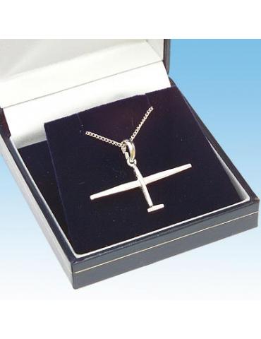 COLLIER + PENDENTIF PLANEUR NIKELE