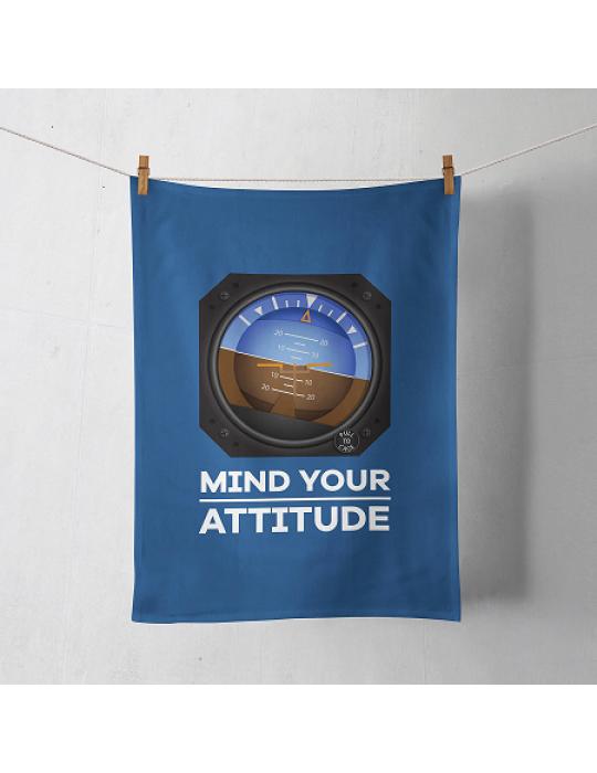 SERVIETTE DE PLAGE "MIND YOUR ATTITUDE"