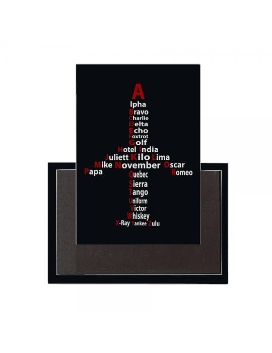 MAGNET ALPHABET AERONAUTIQUE