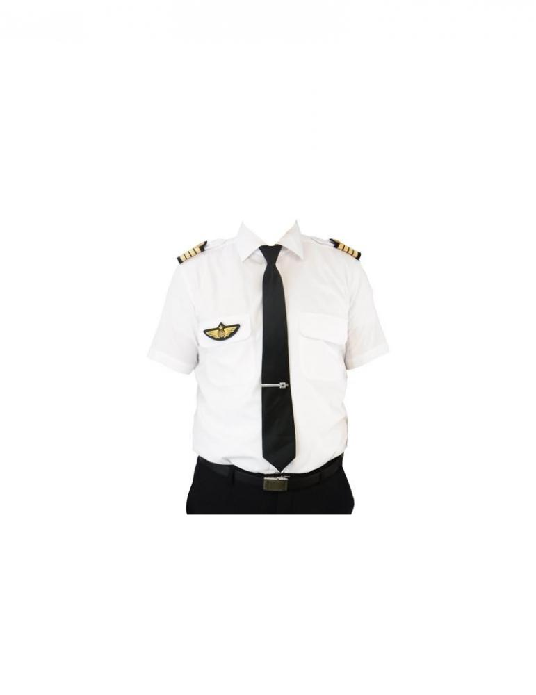 Chemise Homme Double Two - Bleue, Col 15, Manches Courtes, Coupe Regular - Neuf Avec étiquettes