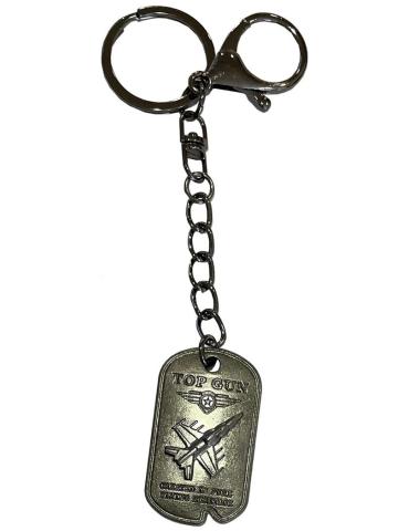 PORTE CLES TOP GUN METAL