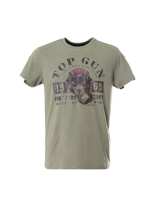 T-SHIRT TOP GUN CASQUE AVION DE CHASSE