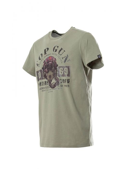 T-SHIRT TOP GUN CASQUE AVION DE CHASSE