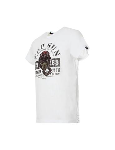 T-SHIRT TOP GUN CASQUE AVION DE CHASSE