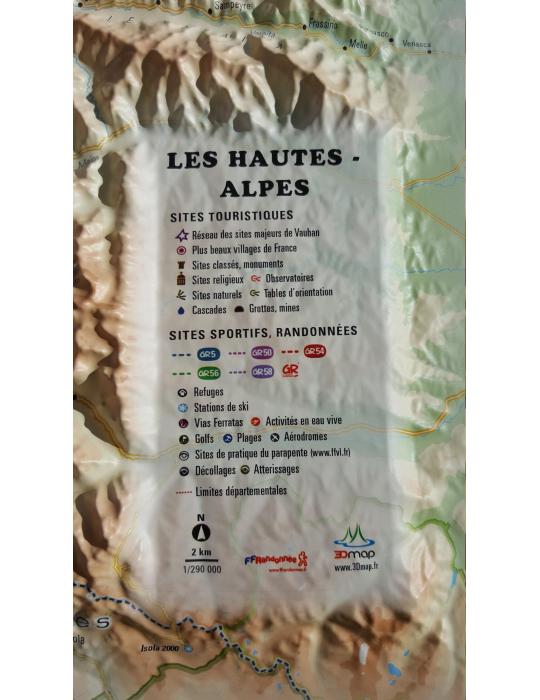 CARTE 3D HAUTES ALPES