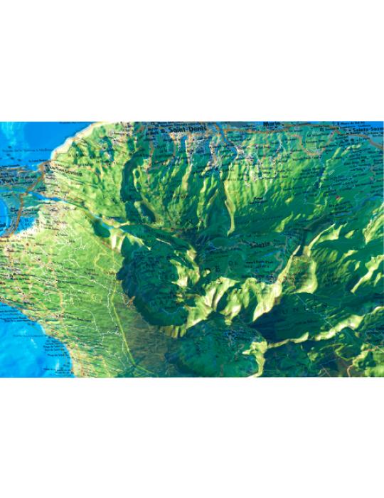 CARTE 3D LA REUNION