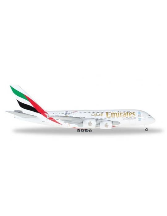 MAQUETTE METAL AIRBUS A380 EMIRATES A6-EEK 1/500