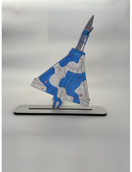 MAQUETTE DE BUREAU EN BOIS PEINT A LA MAIN - MIRAGE 2000-5