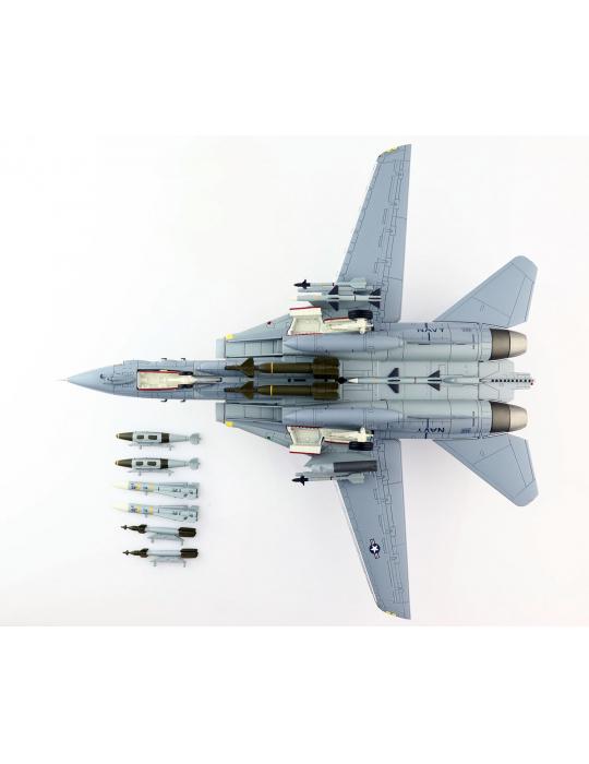 MAQUETTE METAL F-14D TOMCAT N°164347 VF-213 BLACK LIONS, FINAL CRUISE