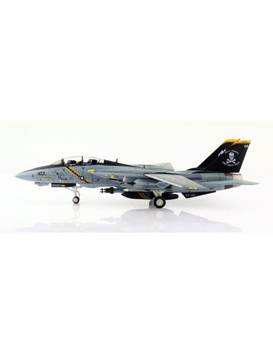 MAQUETTE METAL F-14 TOMCAT "JOLLY ROGERS" VF103, NAS OCEANA, JUNE 2005