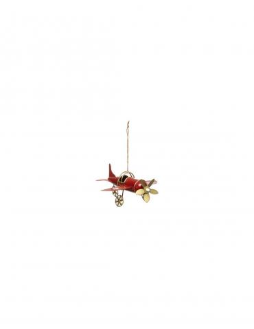 SUSPENSION SAPIN DE NOEL AVION