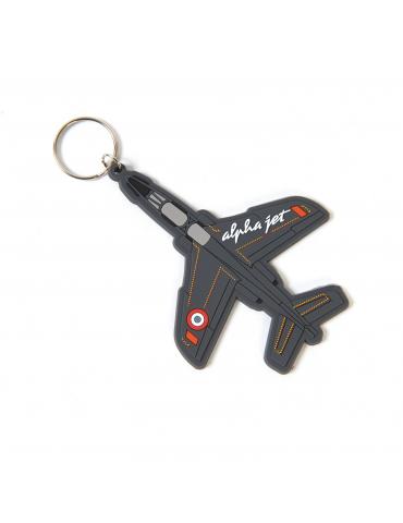 PORTE CLES PVC FORME ALPHA JET