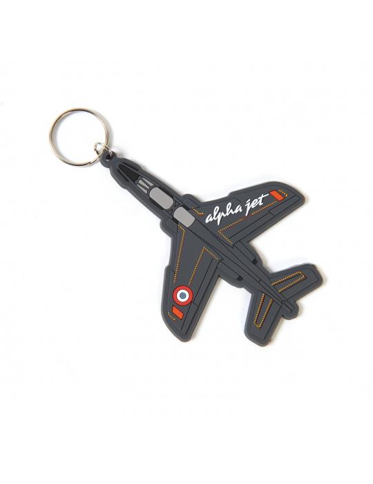 PORTE CLES PVC FORME ALPHA JET