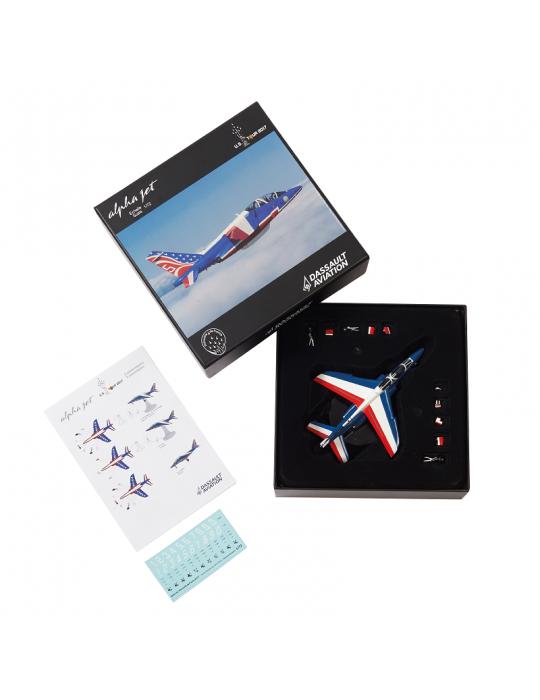 MAQUETTE METAL ALPHA JET PATROUILLE DE FRANCE US TOUR 2017 1/72