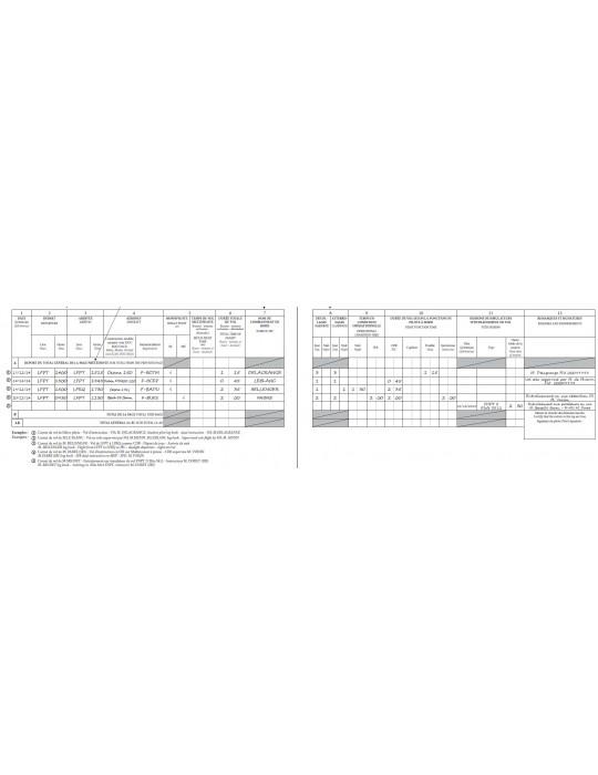 CARNET DE VOL HOMOLOGUE EASA