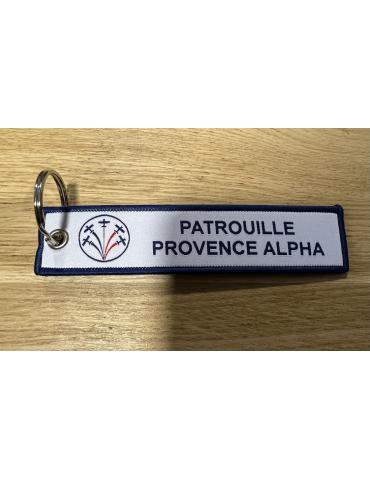 PORTE CLES FLAMME PATROUILLE PROVENCE ALPHA