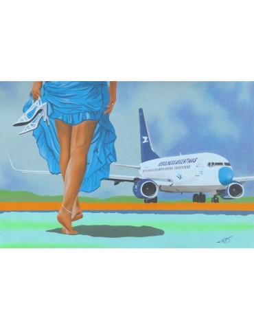 POSTER AEROLINEAS AGENTINAS