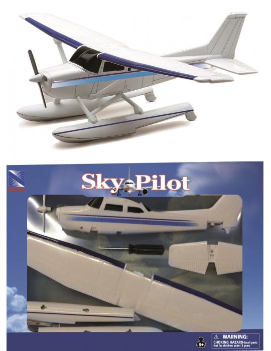 MAQUETTE PLASTIQUE CESSNA 172 SEAPLANE - HYDRAVION