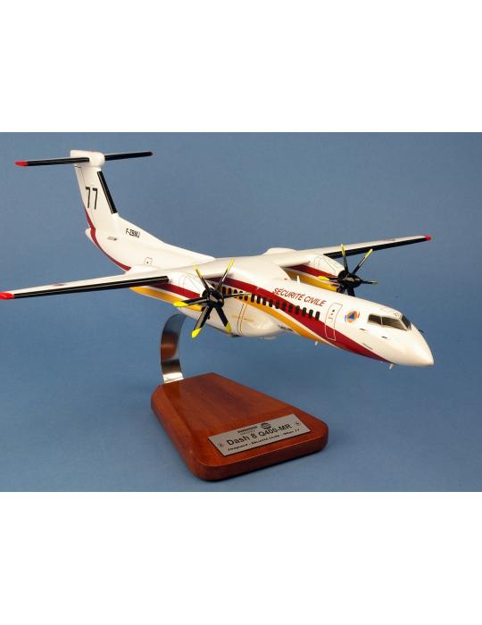 MAQUETTE BOIS DASH 8 SECURITE CIVILE MILAN 77 