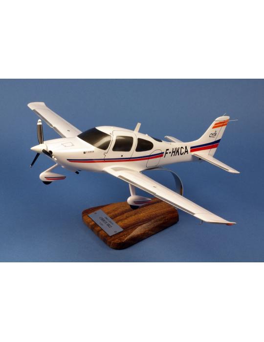 MAQUETTE BOIS CIRRUS SR 22 ARMEE DE L'AIR F-HKCA CATS BA701 SALON DE PROVENCE