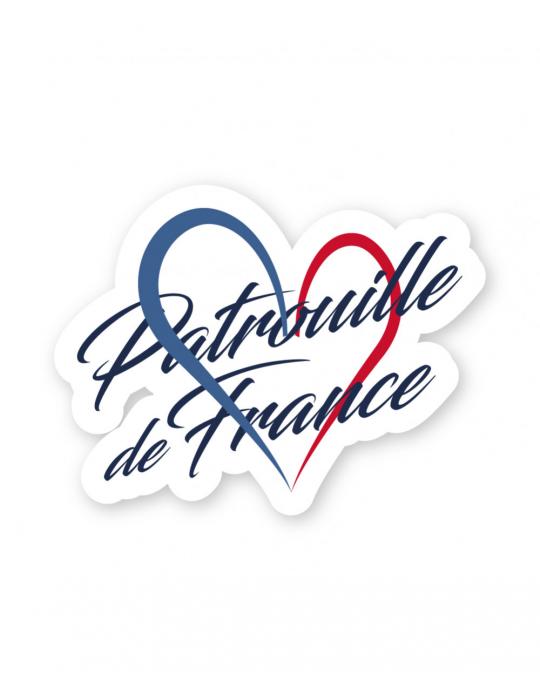 AUTOCOLLANT COEUR PATROUILLE DE FRANCE