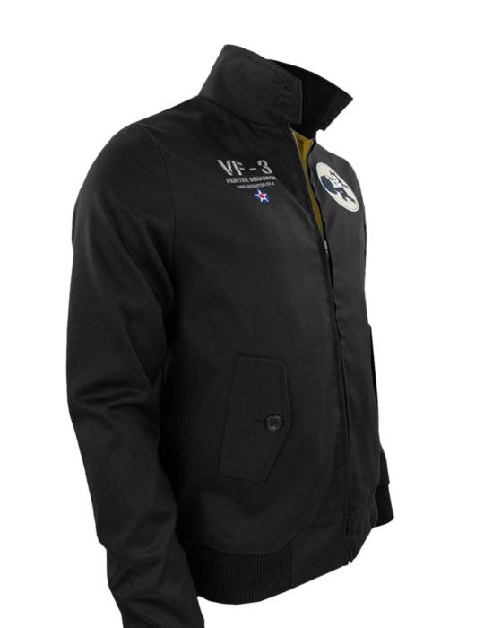 BLOUSON HOMME REVERSIBLE F4F-3 "WILDCAT" BLACK EDITION