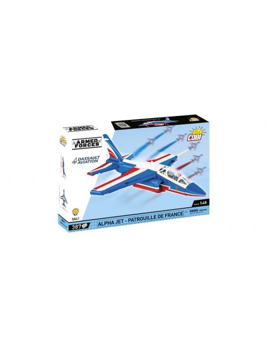 MAQUETTE COBI ALPHA JET PATROUILLE DE FRANCE