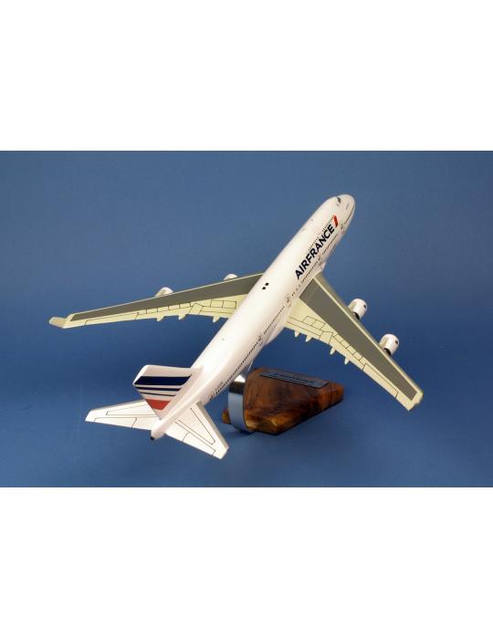 MAQUETTE BOIS BOEING 747-400 AIR FRANCE F-GIDT "LAST FLIGHT"