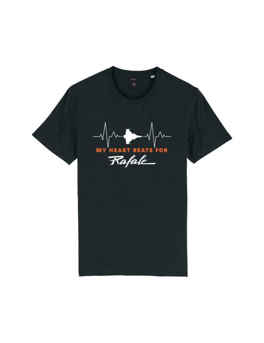 T-SHIRT HEART BEATS RAFALE HOMME