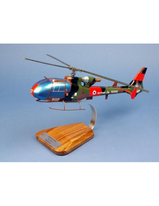 MAQUETTE BOIS GAZELLE AS341F EALAT DAX