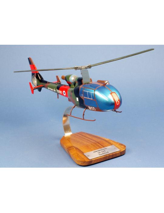 MAQUETTE BOIS GAZELLE AS341F EALAT DAX