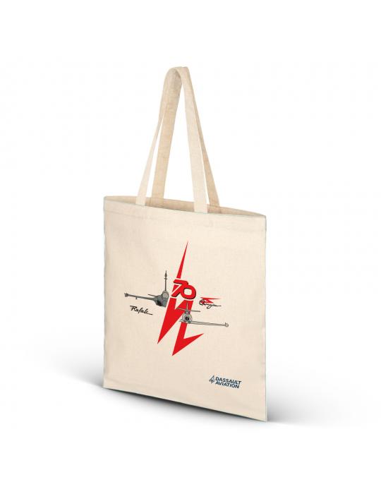 SAC TOTE BAG RAFALE/OURAGAN 70 ANS -EDITION LIMITEE